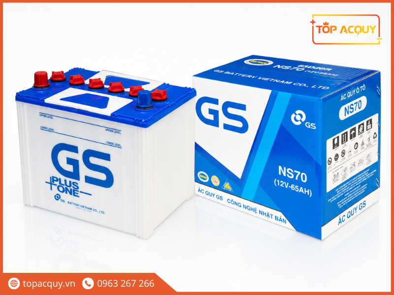 Ắc quy 12V 65Ah là dòng ắc quy có điện áp tiêu chuẩn 12V và dung lượng 65Ah