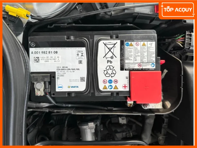 Thông số bình ắc quy Audi RS4 