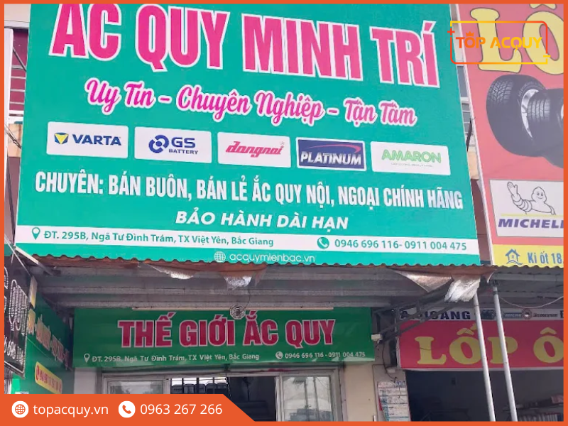 Cơ sở ắc quy Minh Trí tại Bắc Giang