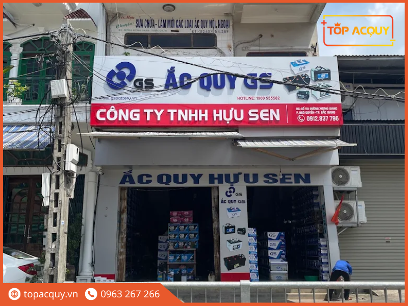 Đại lý chuyên cung cấp ắc quy Hựu Sen ở 151 Xương Giang