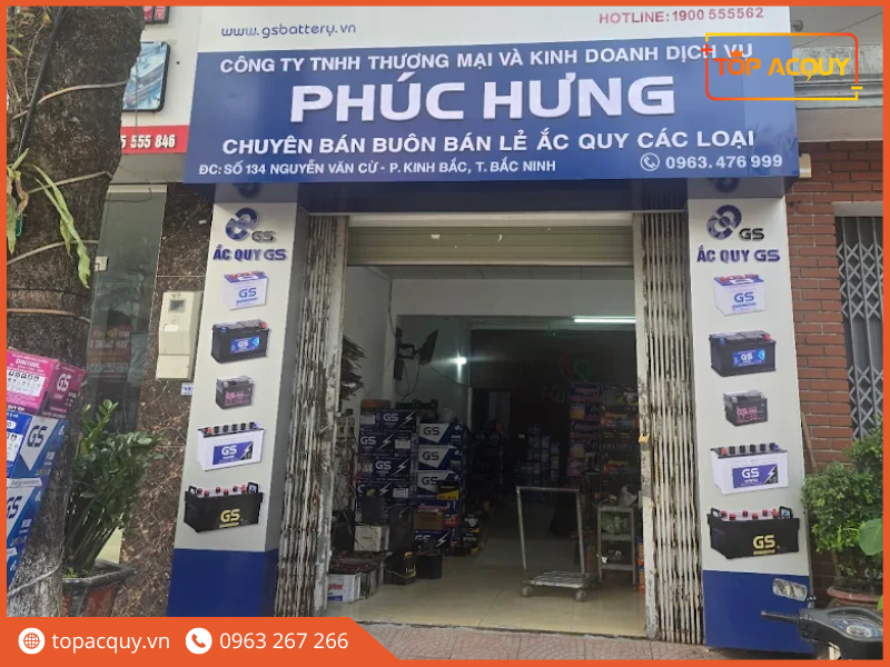 Cơ sở ắc quy Phúc Hưng tại Bắc Ninh