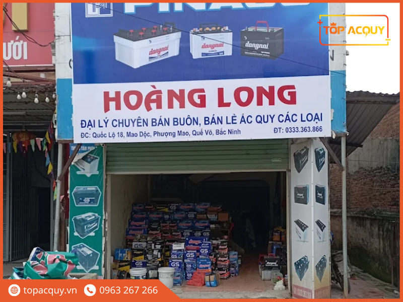 Cơ sở ắc quy Hoàng Long tại Bắc Ninh
