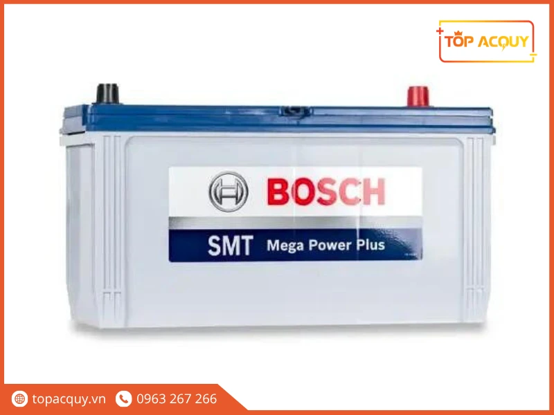 Bình ắc quy công suất lớn Bosch Mega Power cho xe tải