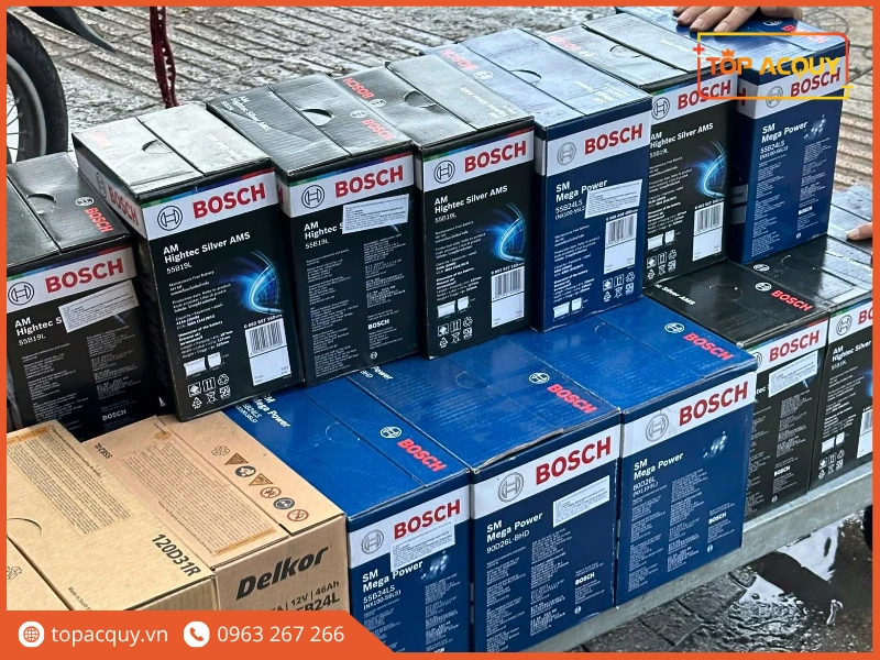 Các dòng ắc quy ô tô Bosch chính hãng sẵn kho tại Topacquy