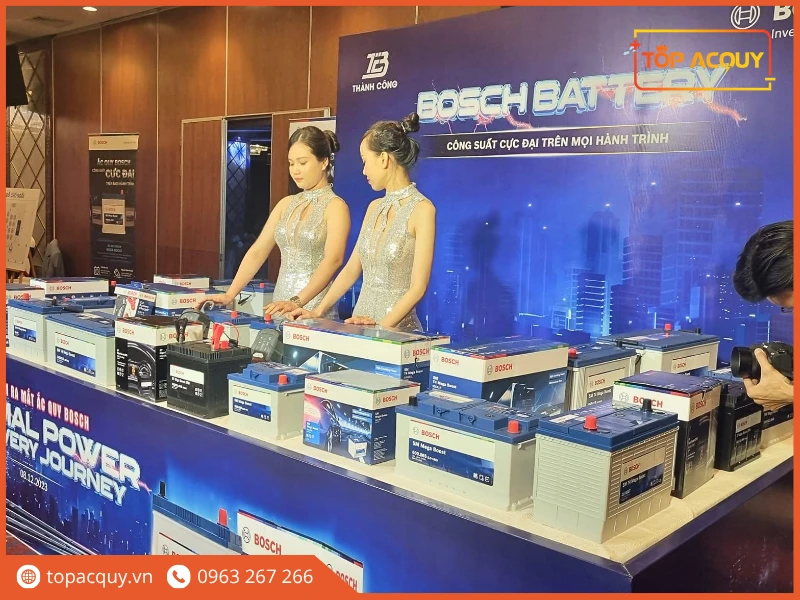Sự kiện trưng bày và giới thiệu ắc quy ô tô Bosch chính hãng