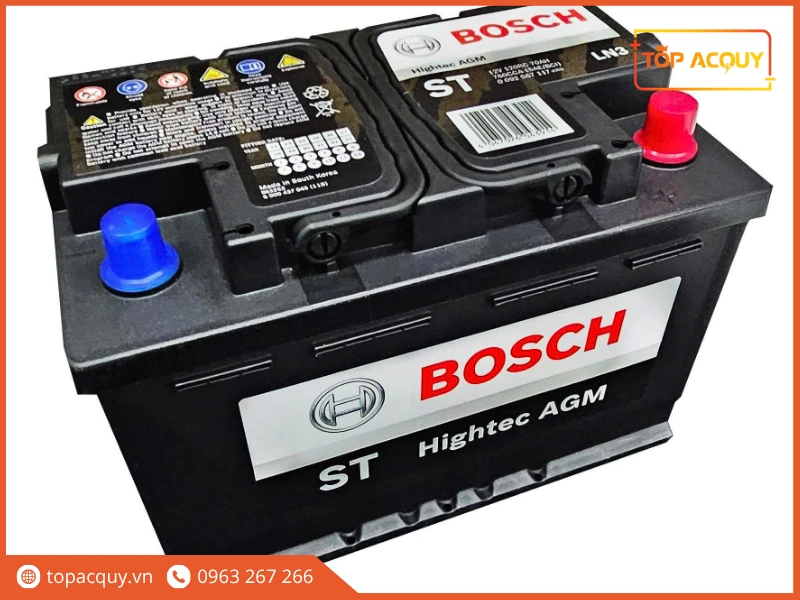Bình ắc quy Bosch AGM LN3 12V 70Ah chuyên cho xe sang