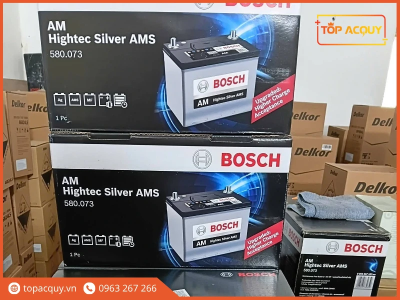 Vỏ hộp ắc quy Bosch 580.073 80Ah chính hãng tại kho Topacquy