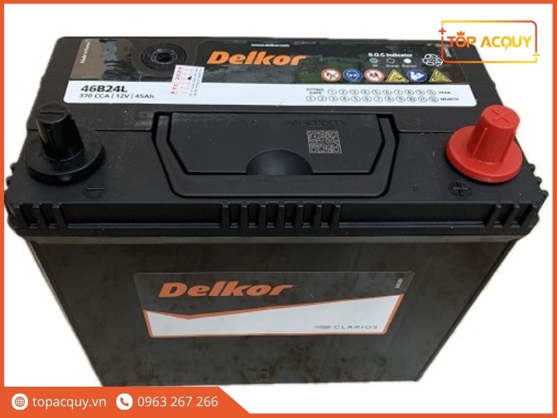 Kích thước tiêu chuẩn bình ắc quy 46B24L 12V - 45Ah