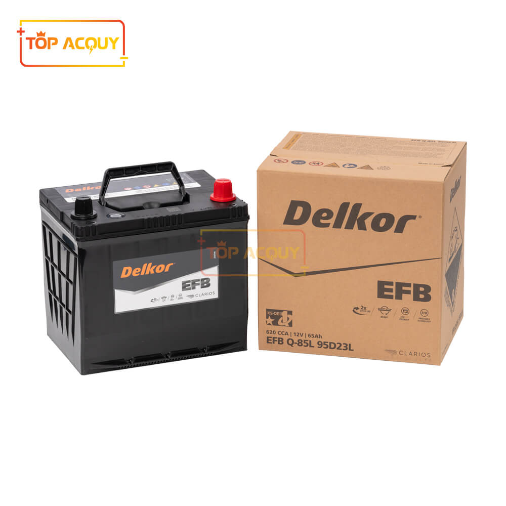 Ắc quy Delkor 65AH Q-85 95D23L