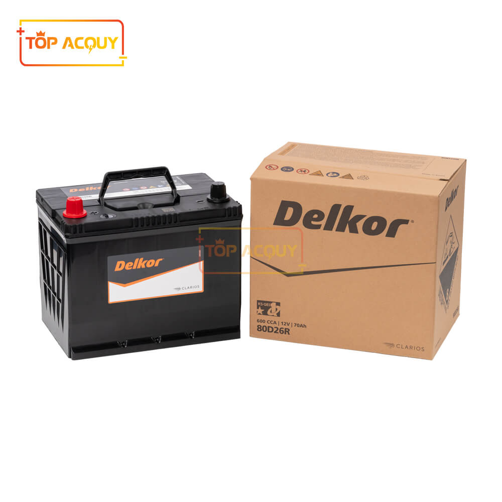 Ắc quy Delkor 70AH 80D26R
