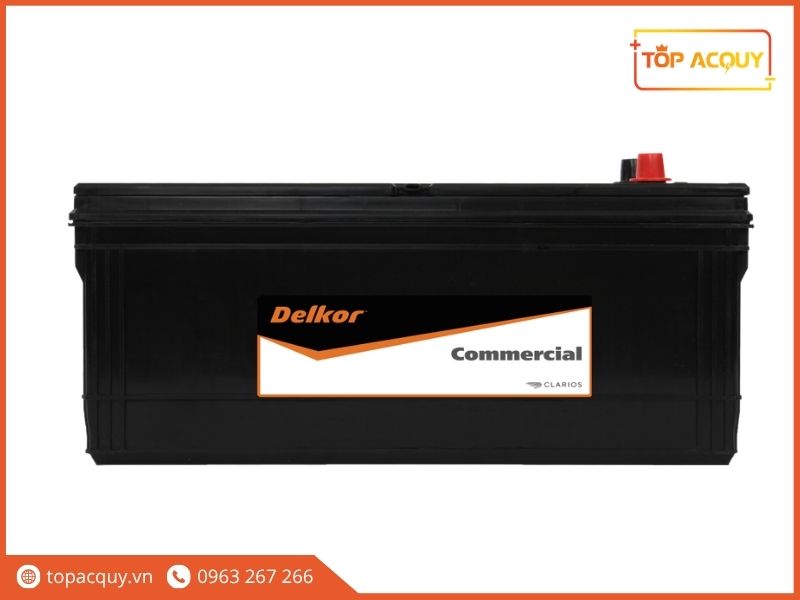 Bình ắc quy Delkor Commercial N150R (145G51R) 12V - 150Ah chuẩn kích thước công nghiệp