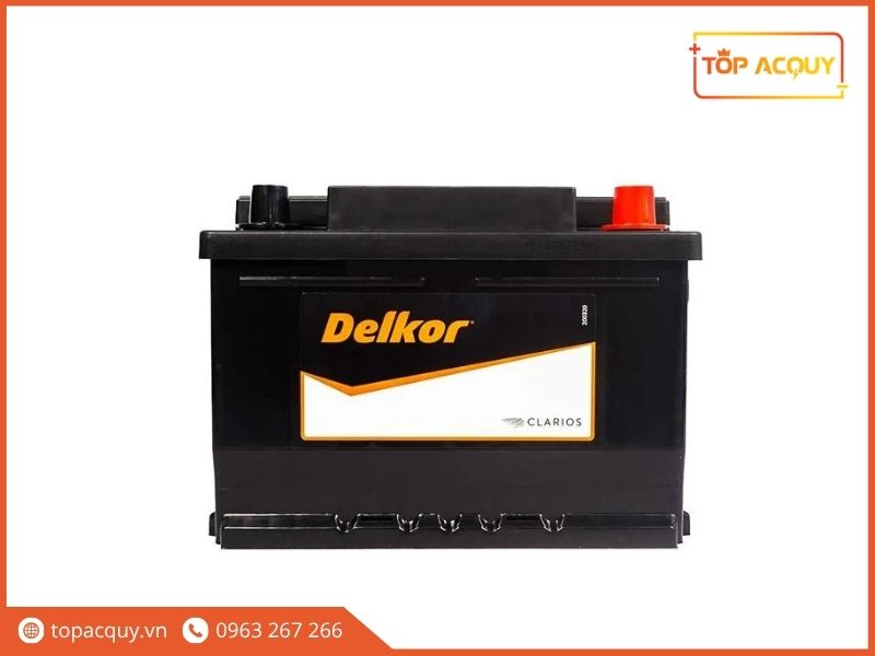 Ắc quy Delkor DIN54 55421 L chính hãng với công suất 12V 54Ah