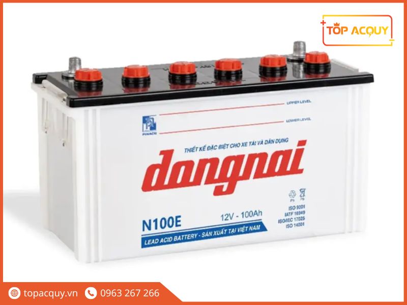 Lưu ý khi sạc bình ắc quy Đồng Nai 12V - 100Ah N100E