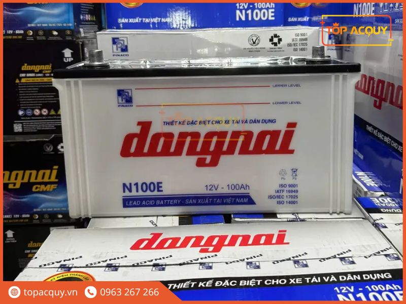 Hướng dẫn sử dụng bình ắc quy Đồng Nai 12V - 100Ah N100E
