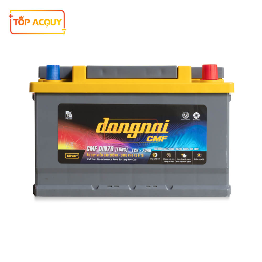 Ắc quy Đồng Nai 12V 70AH CMF DIN70