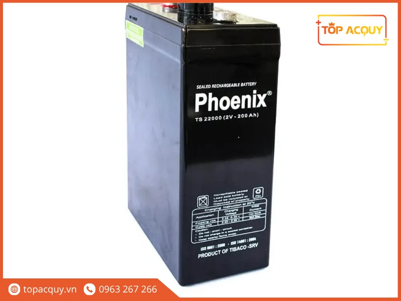 Bình ắc quy viễn thông Phoenix TSG22000 2V 200Ah GEL chính hãng