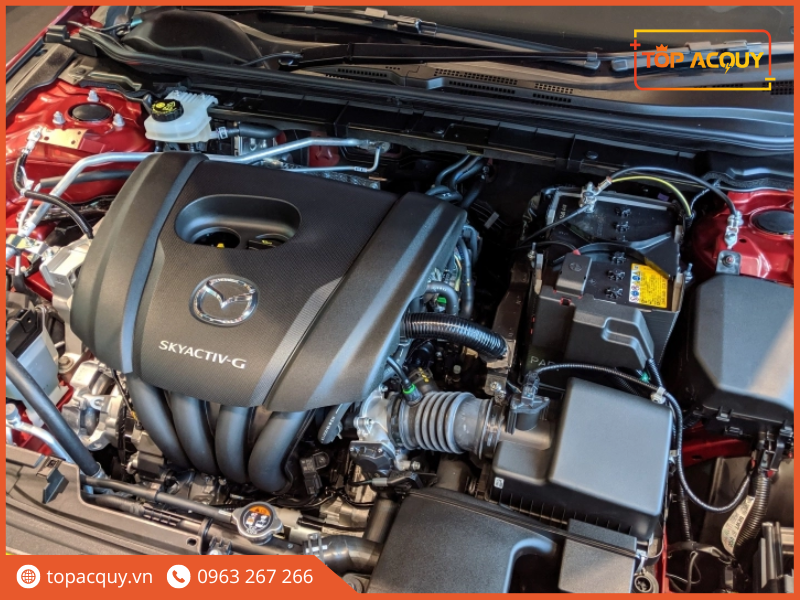 thay ắc quy ô tô mazda 3