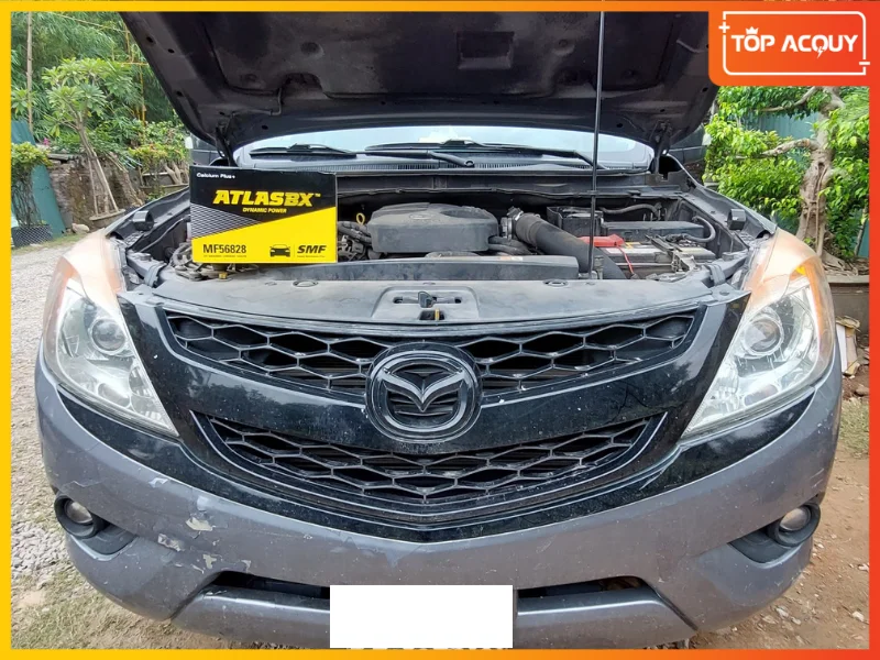 TOPACQUY cung cấp dịch vụ thay ắc quy AtlasBX tận nơi cho Mazda BT-50 uy tín tại Hà Nội