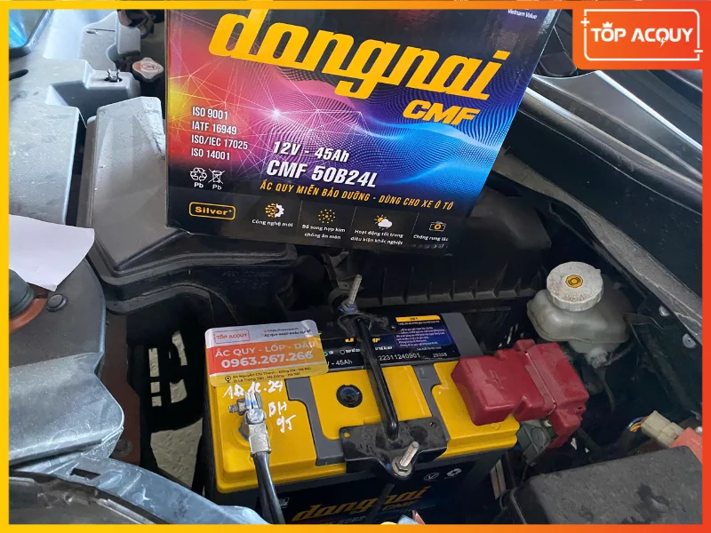 Bình ắc quy Đồng Nai chính hãng và kiểm tra kỹ lưỡng bởi Topacquy