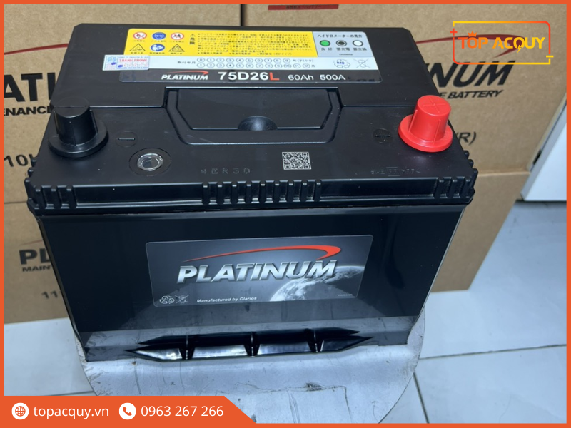Một số dòng ắc quy Platinum được sử dụng phổ biến