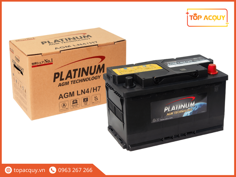 Ắc quy Platinum AGM được khuyến nghị dùng cho dòng xe cao cấp
