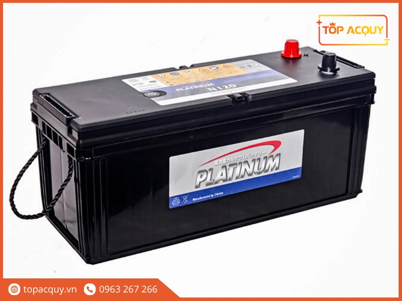 Thiết kế vỏ bình Platinum N120 công suất lớn với quai xách dây thừng trợ lực chắc chắn