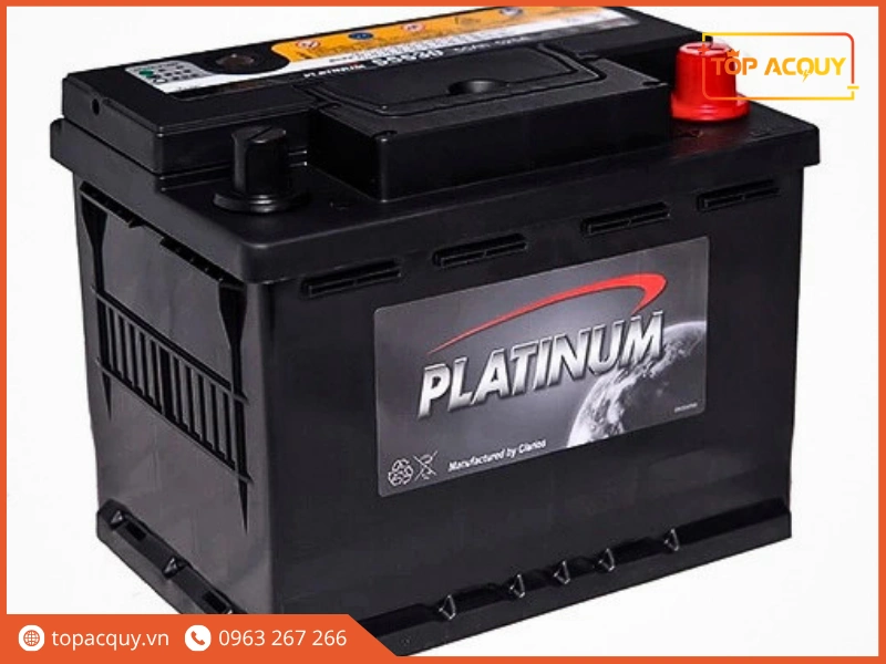 Bình ắc quy Platinum 55530 12V 55Ah DIN LN2 cọc chìm chính hãng