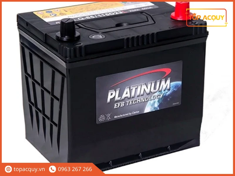 Thiết kế bình ắc quy Platinum EFB Q-85 chuyên dụng cho dòng xe Start-Stop