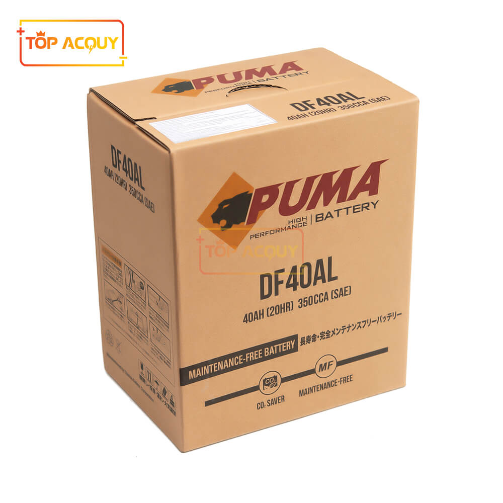 Ắc quy Puma 40AH DF40AL