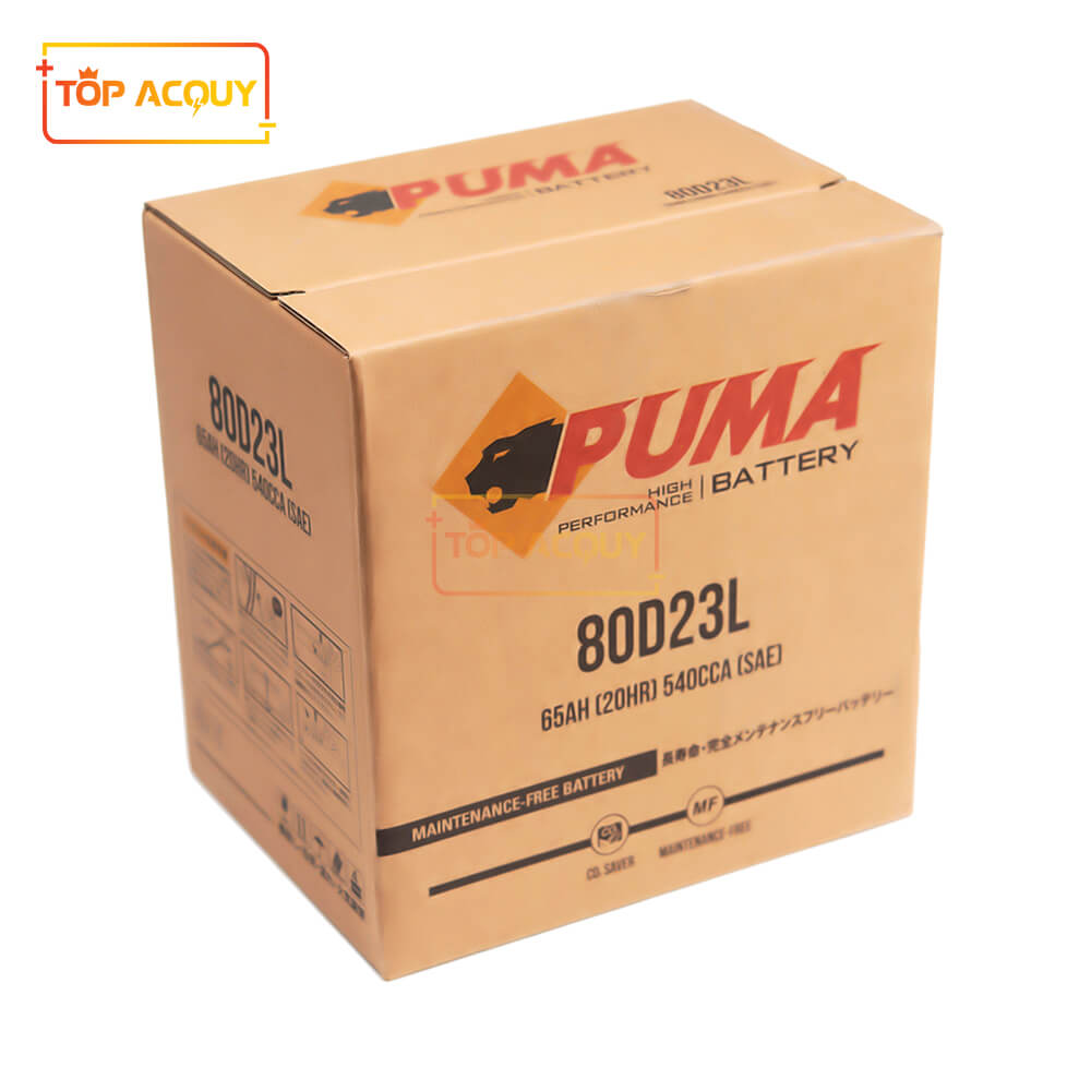 Ắc quy Puma 65AH 80D23L
