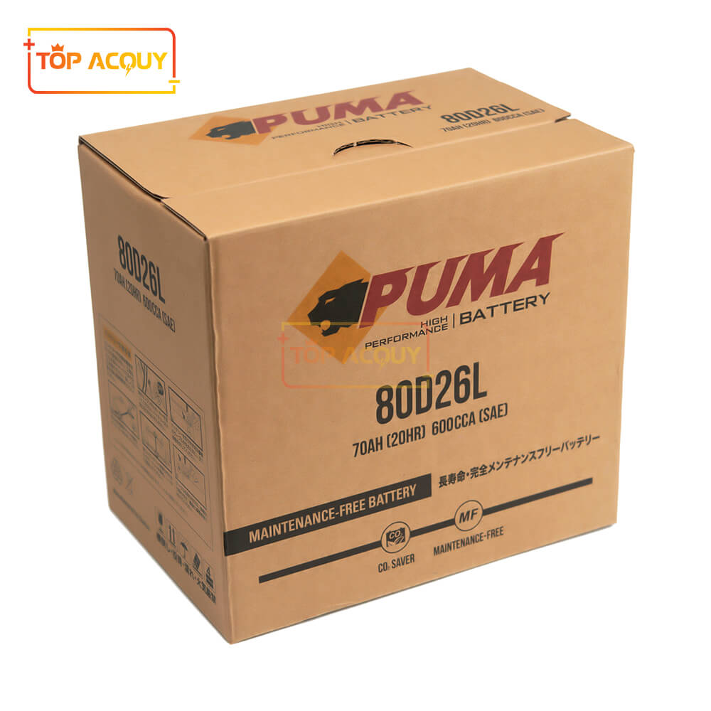 Ắc quy Puma 70AH 80D26L