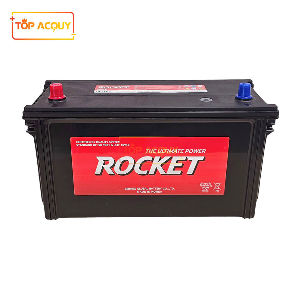 Ắc quy Rocket 12v 100ah Smf N100