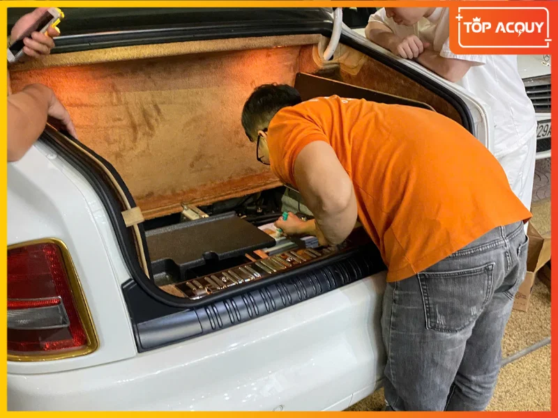 Topacquy kiểm tra kỹ lưỡng từng chi tiết trước khi bàn giao