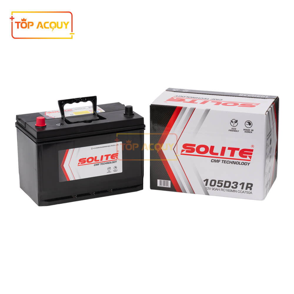 Ắc quy solite 12v 90ah 105d31r