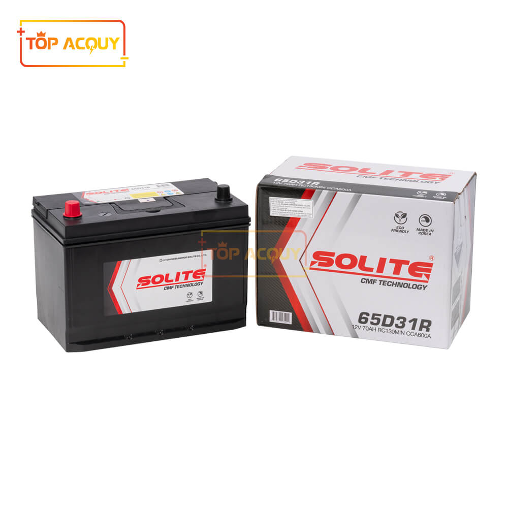 Ắc quy solite 70ah 65D31R