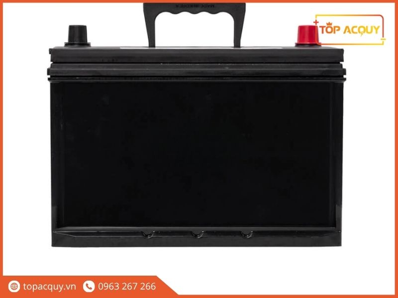 Ắc quy khô Solite 12V 90Ah cọc phải, thiết kế khối đen đơn giản, chắc chắn