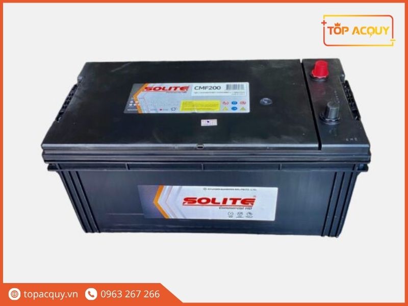 Bình ắc quy khô Solite CMF200 12V 200Ah công nghệ Commercial HD chuyên dụng