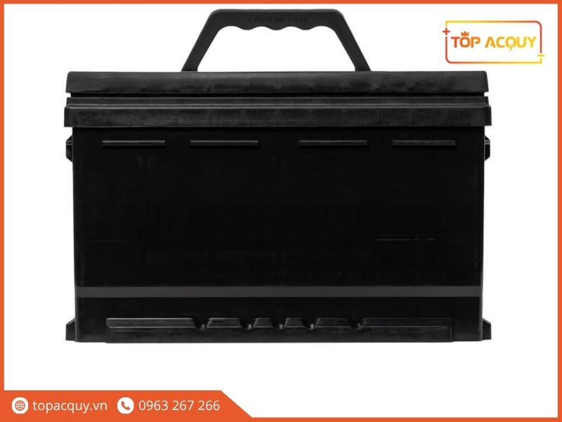 Thiết kế vỏ hộp nguyên khối chống rung chấn và tay xách cơ động của bình ắc quy Solite DIN 63Ah