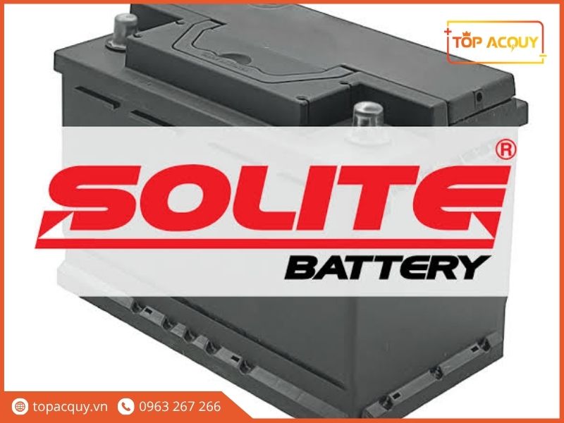 Sản phẩm bình ắc quy ô tô cao cấp thương hiệu Solite Battery chuyên dụng cho các dòng xe