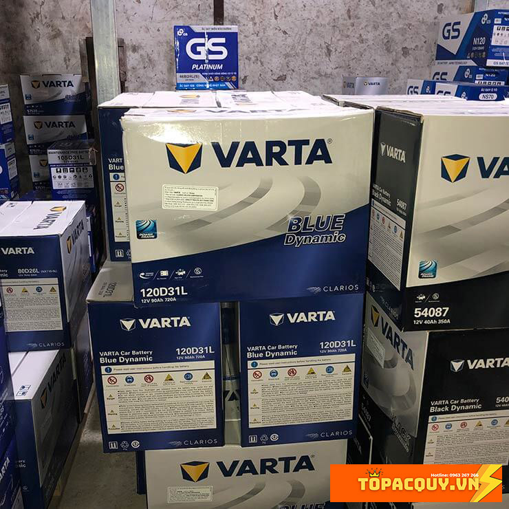 Ắc quy Varta 120d31l 12v 90ah 720a blue dynamic sli