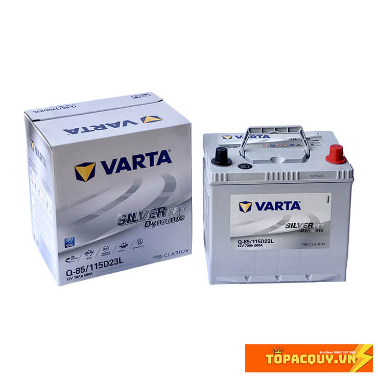 Ắc quy Varta Q85 115d23l 12v 70ah 660a