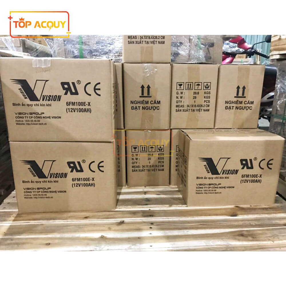 ắc quy vision 12v 100ah