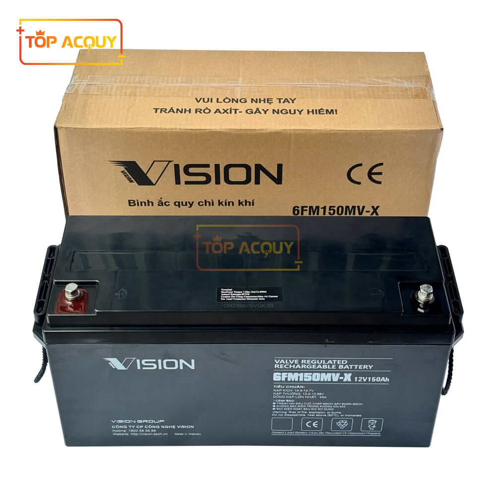 ắc quy vision 12v 150ah