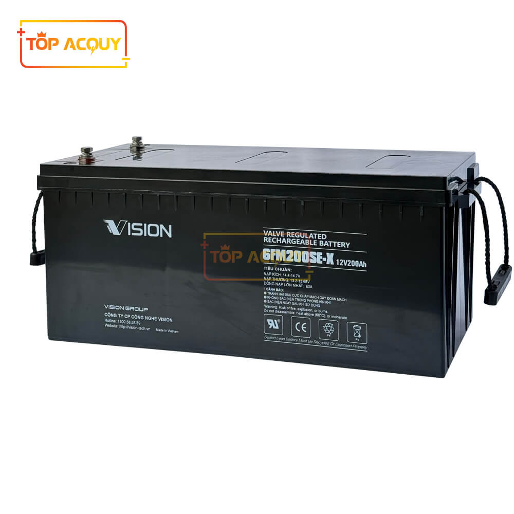 ắc quy vision 12v 200ah