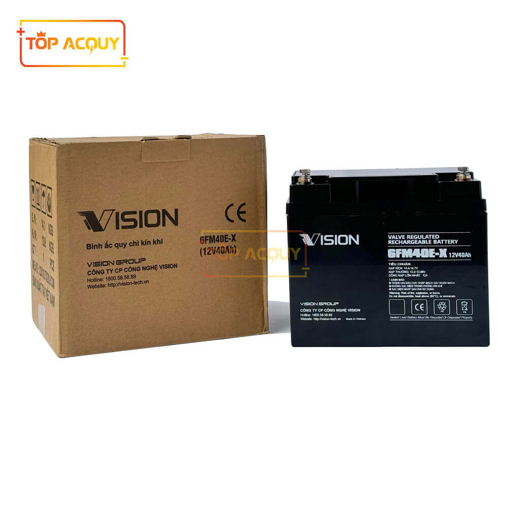 Ắc quy vision 12v 40ah