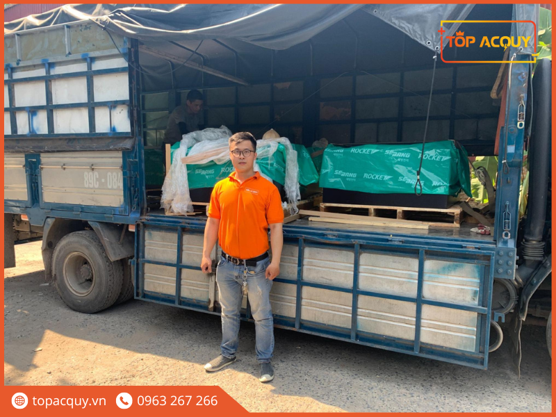 đại lý ắc quy xe nâng GS