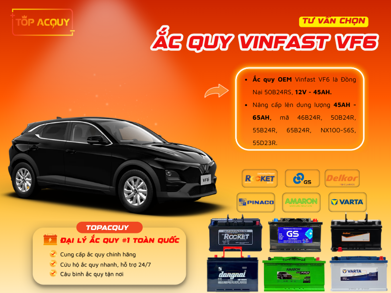 Ắc quy ô tô Vinfast VF6 1