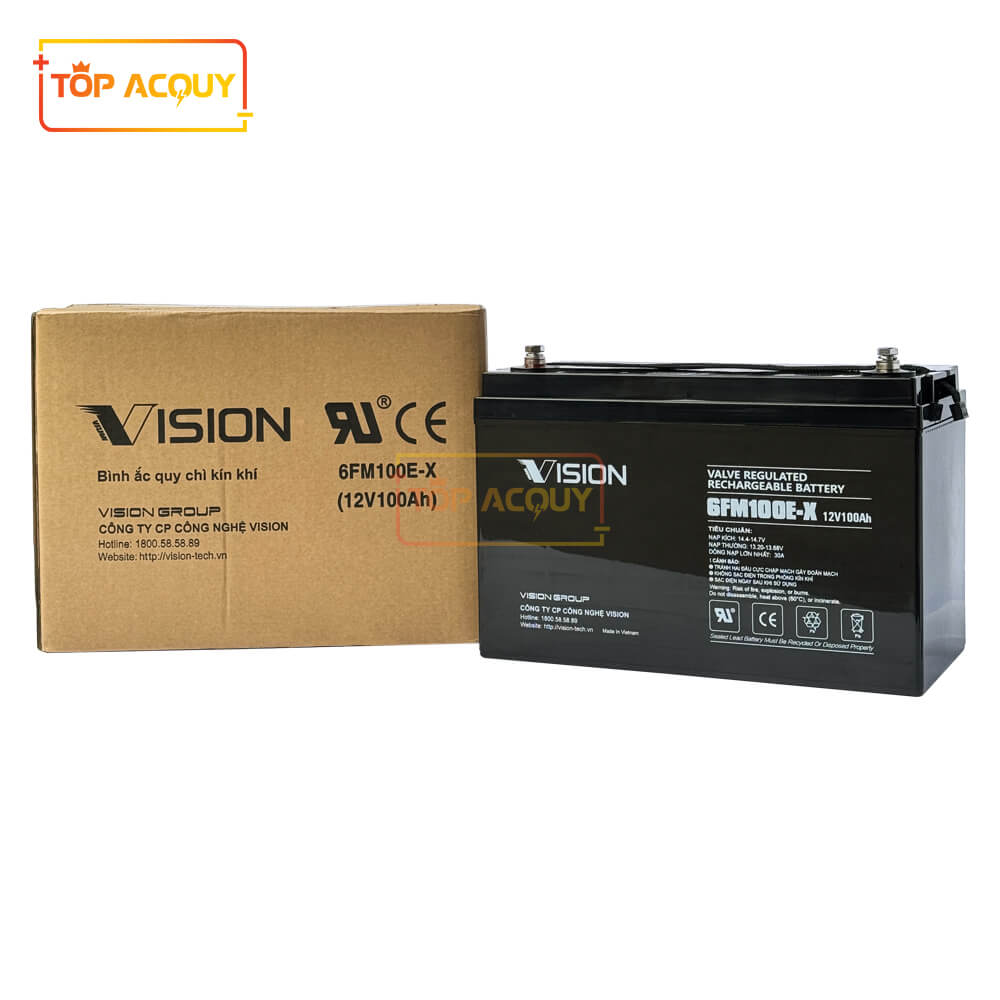 ắc quy vision 12v 100ah