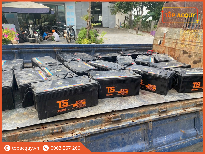 bình ắc quy đã qua sử dụng