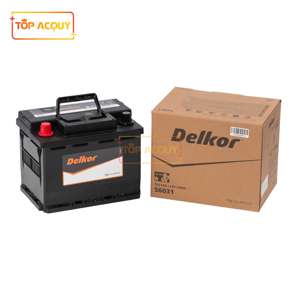 Bình ắc quy Delkor 60AH 56031